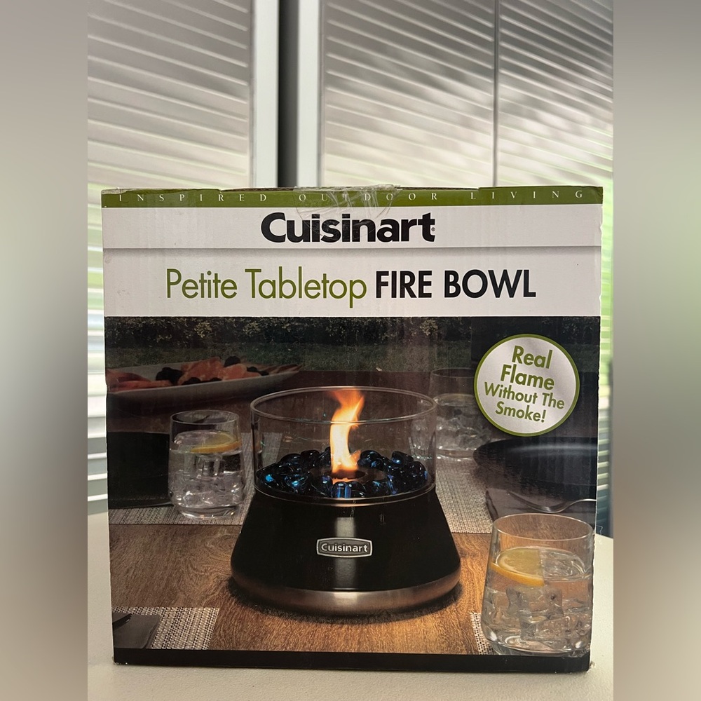 Brand New In Box Cuisinart Petite Tabletop Fire Bowl Model COH-700